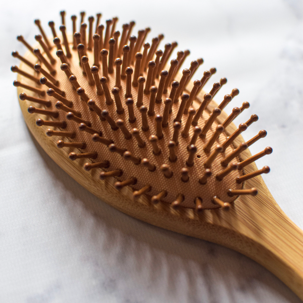Cepillo para Cabello de Bambu Grande