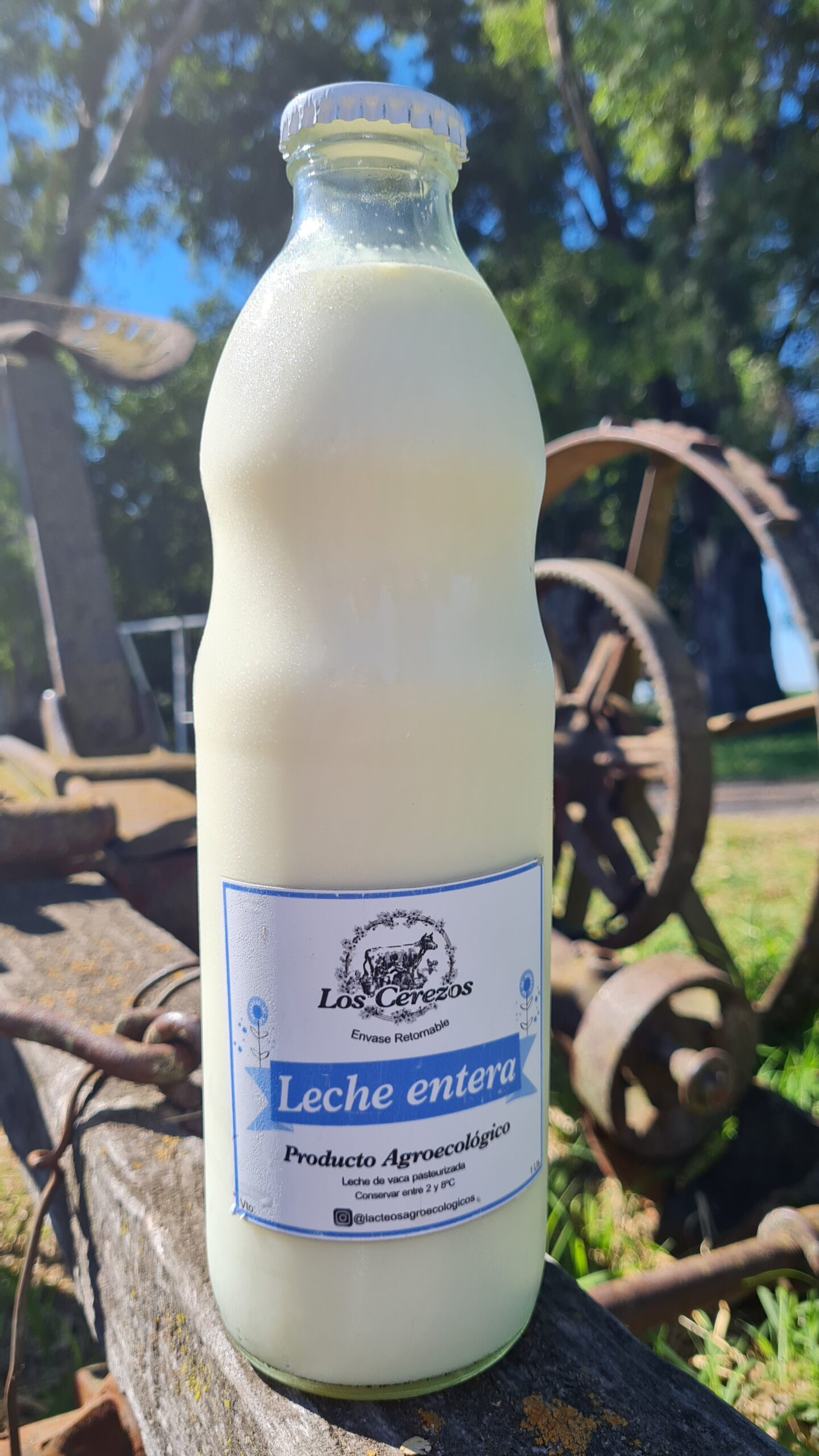 Leche agroecológica Los Cerezos x1lt.