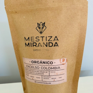 Café Orgánico Excelso Colombia de Bogotá x250grs.