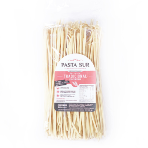 Fideos agroecológicos Tallarin Tradicional c/ Cúrcuma  Pasta Sur x500grs.