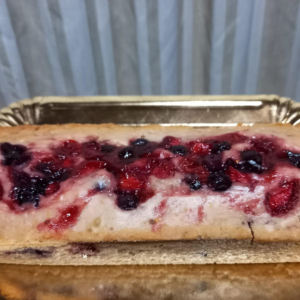 JULI - Budín vegano de limón y frutos rojos♥