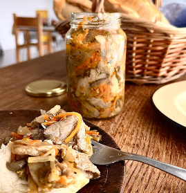 Escabeche de Girgolas Artesanal x460grs.