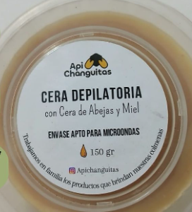 Cera depilatoria Apichanguitas x150grs.