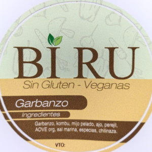 BIRU - Hamburguesas de Garbanzos s/TACC