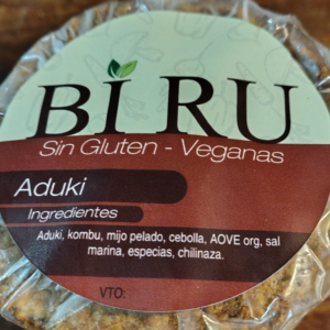 BIRU - Hamburguesas de Aduki s/TACC