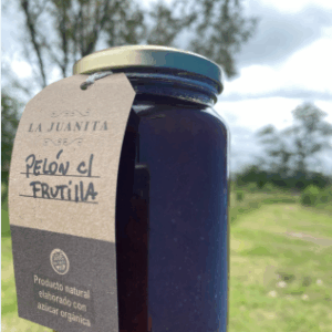 Dulce de Pelón y Frutillas con Azúcar orgánica x360grs.