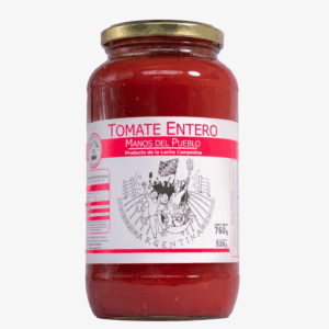 Tomate entero agroecológico Manos de pueblo x760gr