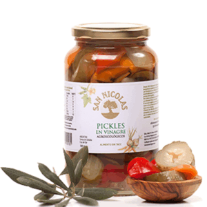 Pickles al vinagre Orgánicos x500grs. San Nicolás
