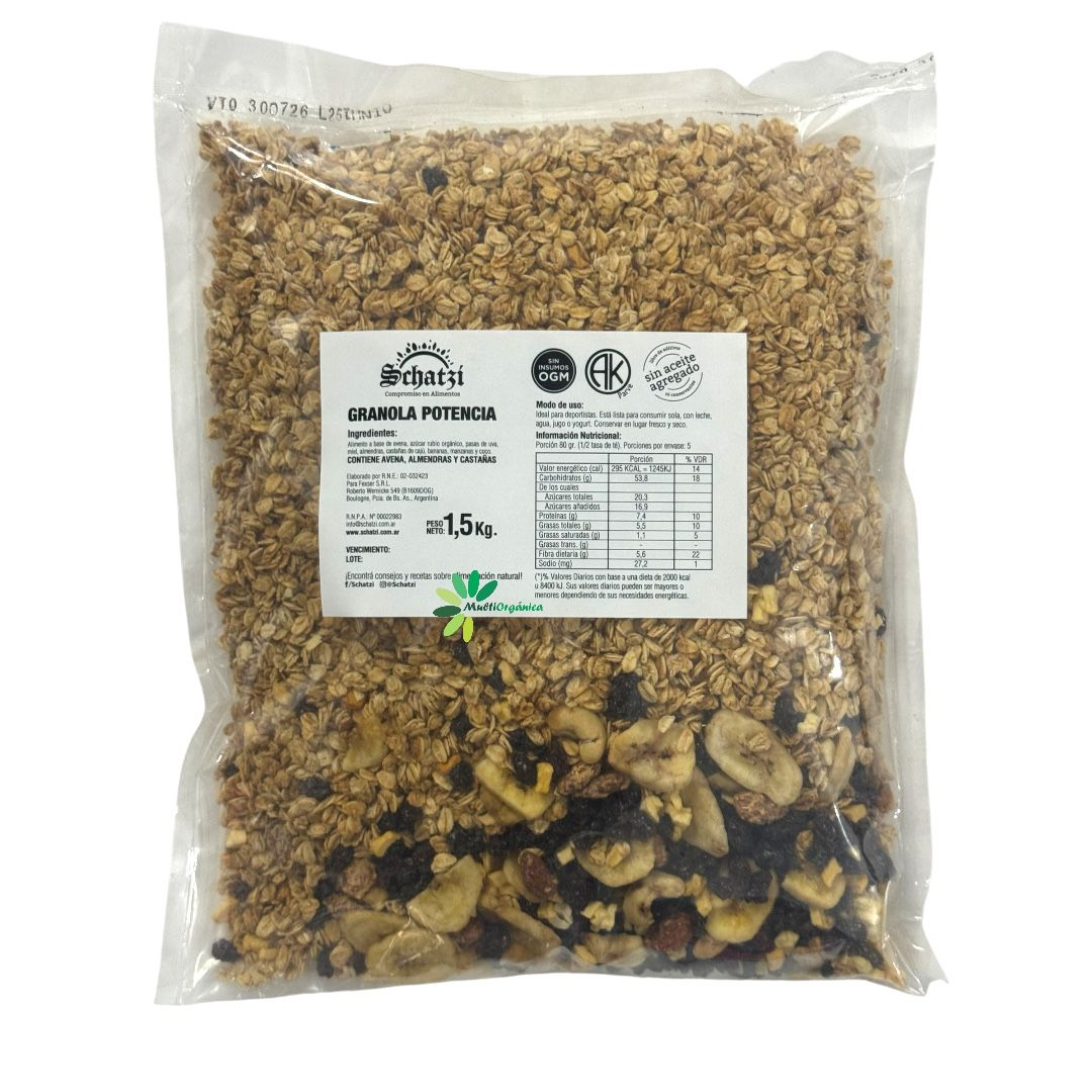 Granola Orgánica "Potencia" Schatzi