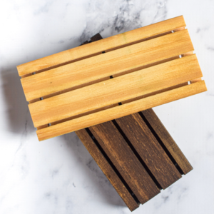 Jabonera de Madera Doble